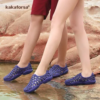 Kakaforsa Barbati Pantofi de Vara Sandale Barbati Găuri Sandale Gol Respirabil Flip-Flops Pantofi de Crocodil de Modă în aer liber, Papuci de Plaja