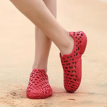 Kakaforsa Barbati Pantofi de Vara Sandale Barbati Găuri Sandale Gol Respirabil Flip-Flops Pantofi de Crocodil de Modă în aer liber, Papuci de Plaja