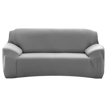 Culoare solidă flexibil acoperă canapea living mobila de bucatarie capac de protecție complet înfășurat colț detașabil canapea acoperi