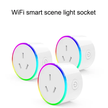 WiFi Smart Plug Socket cu Monitor de putere de la Distanță de Control Timer Priza de Putere Priza pentru Android/IOS App Telefon AU/UE/SUA/JP/UK Plug