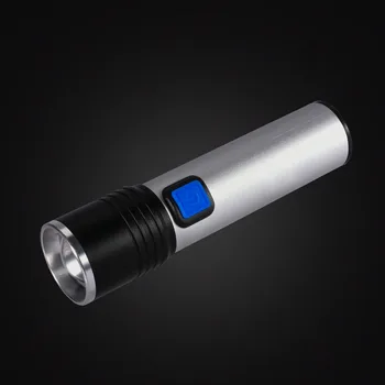 COBA led lanternă tactică 4 moduri Q5 lanterna lampa flash, built-in baterie usb reîncărcabilă impermeabil zoomable lumina strobe