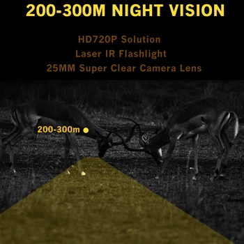 Megaorei 3 HD720P Viziune de Noapte de Vânătoare Pușcă domeniul de aplicare Optica Vedere pe timp de Noapte de Vânătoare animale Sălbatice Camera Infrarosu 850nm IR Laser Telescop