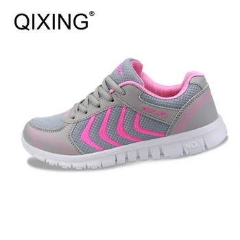 QIXING Femei Pantofi de alergat Lumină Sport Jogging adidasi pentru femei Adidași respirabil Calitate Brand ieftin sport antrenor 912