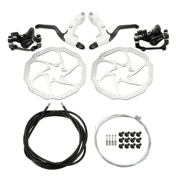 Biciclete MTB Disc Frana Set 160MM Stanga Dreapta Frana Kit de Frana de Mana Maneta Schimbator Derailleur Cablu Schimbare Interioară Sârmă Set