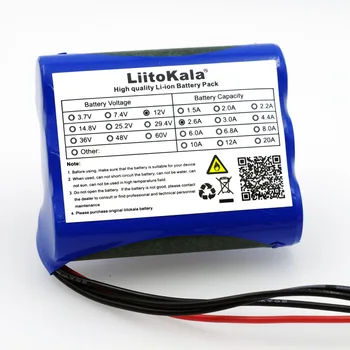 Liitokala Noi 12 V 2600 mAh litiu-ion Baterie pack Monitor CCTV aparat de Fotografiat baterie de 12,6 V la 11.1 V 18650 de putere de rezervă
