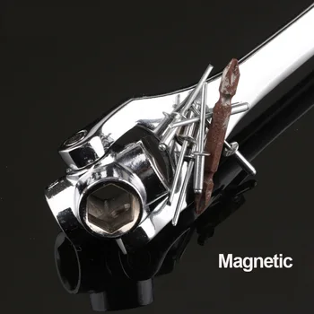 Tiger Cheie Instrumente Universale Cheie 52 in 1 Multifunctional Socket Wrench Set 8 în 1 Rotație de 360 de Grade 8-21mm