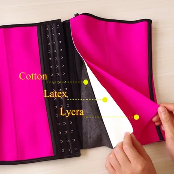 Latex Bumbac Lycra Talie Antrenor Femei Sudoare Curele Pentru Femei Corset Tummy Corp Formator de Fitness shapewear femei lenjerie de corp Slăbire
