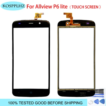 Culoare alb Original Touch ecran Pentru Allview p6 lite SmartPhone Touch Digitizer Panoul de Lentile de Sticlă Touchpanel de Asamblare cu instrumente