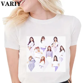Coreea de Două ori Tricou Femei de Imprimare Tricou Harajuku Femei Topuri Ulzzang Grafic Femeie T-shirt Kawaii 90 Kpop Teuri Streetwear