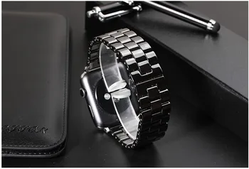 Ceramica de trupa Ceas pentru Apple Watch 40mm 44mm 38mm 42mm Catarama Fluture Lanț Stil Brățară de Bandă pentru iwatch seria 5 4 3 2 1