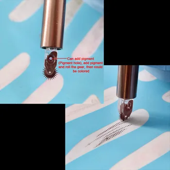 Spranceana Microblading Ace Roller 5Pcs Machiaj Permanent Ceață Spranceana Umbrire Lame Broderie Frumusețe Unică folosință pentru Manual Pen