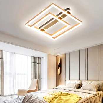 Dormitor nou LED lampă de plafon living modern cameră candelabru lampă coridor pătrat rotund LED lampă villa hotel lampa