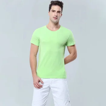 2021 Noi Cotton Mens T-shirt Scurt-maneca Om tricou Maneca Scurta de Culoare Pură Bărbați tricouri Pentru bărbați T-shirt, Blaturi Tee B0886