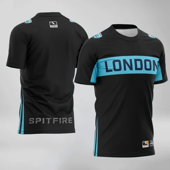 BUFNITA E-Sport de Echipă Londra Spitfire Uniformă Tricouri Fanii Tricou Personalizat ID-ul T-shirt Pentru Barbati Femei Personalizate Numele Tricouri Tricou