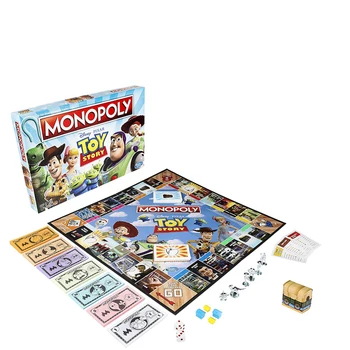 Hasbro Monopoly Risc Toy Story Plătească Viata de Zi STEAUA Adevarata Afacere Cărți de Șah, Joc de Tranzacționare de-a 85-a Aniversare Jocuri de societate pentru Adulti Jucarii Copii