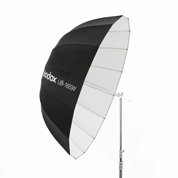 Godox UB-165W 65in 165 cm Parabolic Negru Alb Reflectorizant Umbrela Studio Lumină Umbrela cu Argintiu Negru Difuzor Capac Pânză