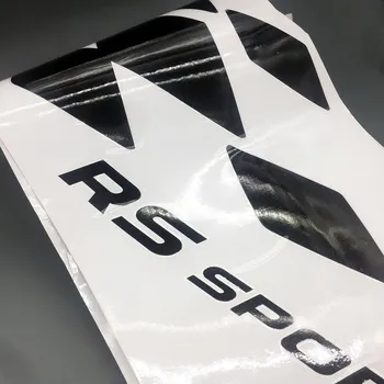 RS Sport Styling Portiera Laterală Decor Autocolant de Curse Zăbrele Grafică de Vinil Decal Pentru Renault Clio piese Auto Autocolante Personalizate