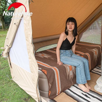 Naturehike Portabil în aer liber geometrice șal de lână camping Îngroșa cald covor pătură șal