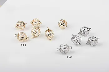 Diy bijuterii cercei pandantiv accesorii din aliaj de felinar margele încorporat zircon materiale sufeng colier pandantiv gât