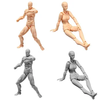 Figuarts Corpul Kun & Body Chan DX Set Masculin Feminin Figma Bandai SHF Ferită PVC figurina Model