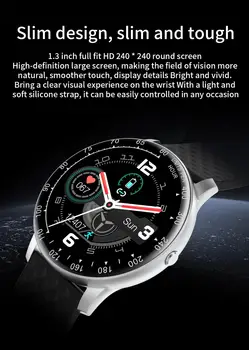 H30 Ceasuri Inteligente Android Ceas Pentru Om fitness Tracker Bratara Smartwatch 2020 Tensiunii Arteriale IP67 rezistent la apa ceasul Sport