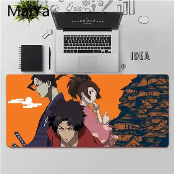 Maiya Calitate De Top Anime Cu Samurai Champloo Cauciuc Mouse-Ul Durabil Desktop Mousepad Transport Gratuit Mari Mouse Pad Tastaturi Mat