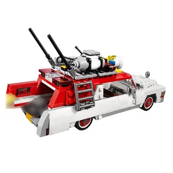 MOC 75828-1 Cărămizi Jucării Ecto - 1 & 2 Film Mașină Set de Blocuri de Construcție DIY Jucărie Caramida Cadouri de Craciun Pentru Copil Compatibil 16032 Jucarii