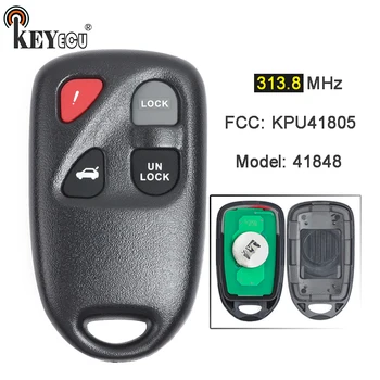 KEYECU 313.8 MHz FCC: KPU41805 Model: 41848 Înlocuire 3+1 4 Buton de Telecomanda breloc pentru Mazda RX-8 2004 2005 2006 2007 2008