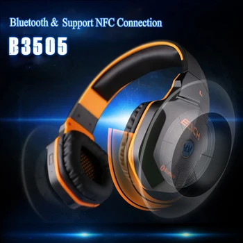 B3505 Casti Wireless Cu Microfon Pe Ureche setul cu Cască Stereo Bluetooth Bas Profund HiFi Jocuri Cască Gamer Pentru Telefon BT4.1
