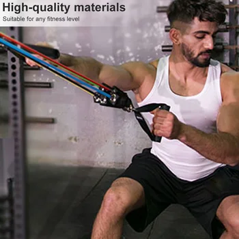 11 Buc/Set Rezistență Coarda Femei Bărbați Mână Picior Practicanta Forta Musculara Antrenor De Fitness Curea Cablu Piept Musculare Antrenament De Fitness