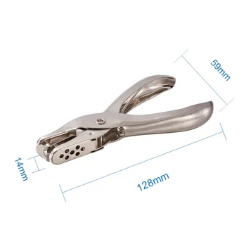 Diametrul porilor Pumn Singur Clește Perforator Hârtie de Mână Resturi de rezervare Pumni 1-8 Pagini de Hârtie Metal Gaura Puncher 128x59x14mm