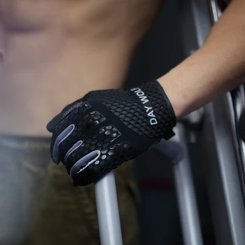ZI LUP lung deget mănuși de fitness de formare Greutate de ridicare din Piele de Palmier Protecție și Aderență Puternică Respirabilitate si Confort fit 2020
