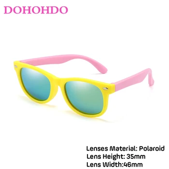 DOHOHDO 2020 de Înaltă Calitate pentru Copii ochelari de Soare pentru Copii Lentile Polarizate Ochelarii Fete Baieti Silicon pentru Copii Ochelari de protectie UV400