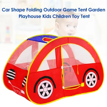 Pliabil pentru Copii Jucării Cort Rezonabile de Păstrare și Acces Convenabil Mașină Forma de Joc în aer liber Cort Mare Casă de Joacă Jucării