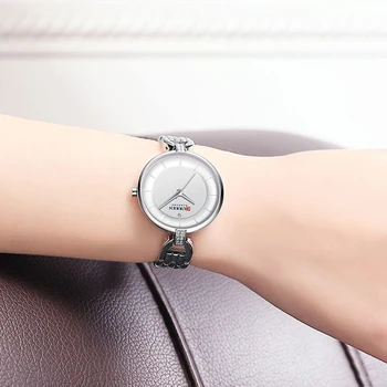 CURREN Doamnelor Ceas de Lux de Top de Brand Impermeabil Cuarț Ceas de mână pentru Femei de Moda Casual, Lady Ceasuri Ceas Relogio Feminino