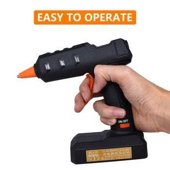 Wireless electric thermo arma 7.4 V bastoane lipici 7 mm pentru renovare casa mini pistol set material meserii cu transport gratuit