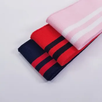 New sosire 2 buc/set Benzi colorate Serie tricot de bumbac elastic guler mansete tiv de jos guler de fir gura tesatura