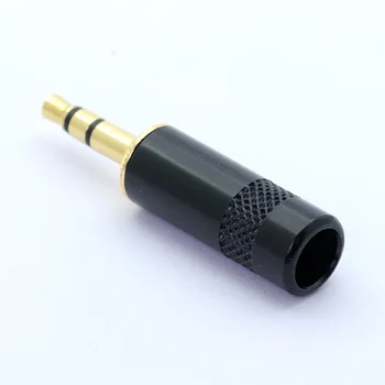 100buc 3pole 3.5 mm Jack Audio Placat cu Aur pentru căști Stereo plug 3.5 Conectori RCA mufă jack Cască Logo-ul personalizat disponibil