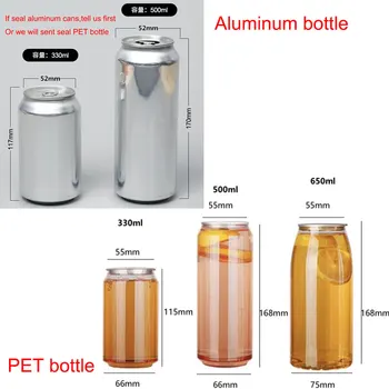 XEOLEO Cutii de etanșare mașină PET/Aluminiu sticlă de etanșare mașină 55mm Cafea/Lapte/ceai Bea sticla de etanșare 330/500/650ml Cutii de etanșare