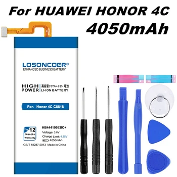 4050mAh HB444199EBC+ Acumulator Original pentru Huawei Honor 4C C8818 CHM - CL00 CHM-TL00H CHM-UL00 chm-u01 G Play Mini Baterie