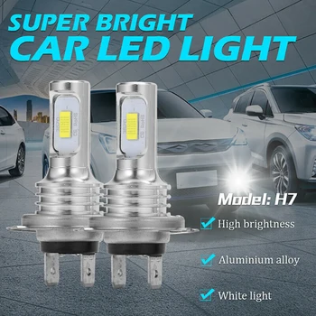 CSP Mini h7 LED H4 becuri pentru Far auto Bec led H8 H11 ceață de lumină HB3 9005 HB4 4300K 6000K 8000K luces led para auto 12V