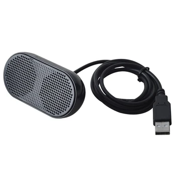 Difuzor USB Portabil Difuzor Alimentat Stereo Multimedia Speaker pentru Notebook PC Laptop(Negru)