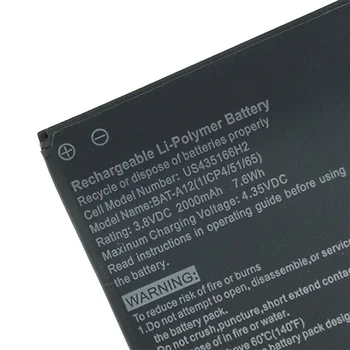Original 2000mAh BAT-A12 a bateriei pentru Acer Z520 În Stoc de Înaltă Calitate +Numărul de Urmărire