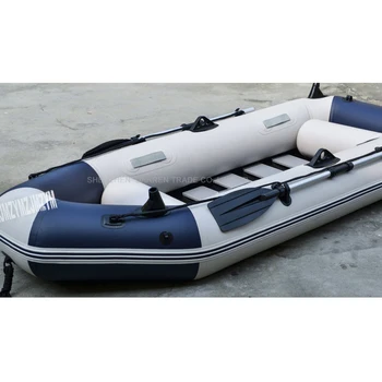 3 Persoană Gonflabile Barca Material PVC Profesionale Barca de Pescuit Gonflabila Laminat Rezistent la Uzura Barca de Cauciuc Cu Vâsle Pompe