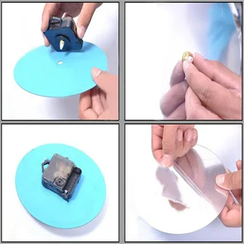 Tapet Autocolant 3D DIY Home Decor Modern Oglindă de Cristal Camera de zi 