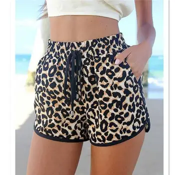 Bigsweety Noua Moda De Vara Femei Leopard De Imprimare Pantaloni Scurți Europene Si Americane De Fermecător Casual Scurt Feminino Pantaloni Scurți