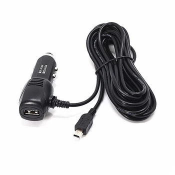 1 buc MINI USB 5V 2A USB Masina Încărcător de Putere Cablu Adaptor Cablu Pentru Navigator GPS de conducere recorder MP4 Incarcator Auto Accesorii