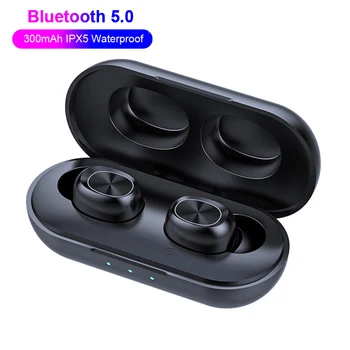 TWS Bluetooth 5.0 Căști Touch Control Stereo Căști fără Fir rezistent la apa IPX5 Muzica Căști Auriculare