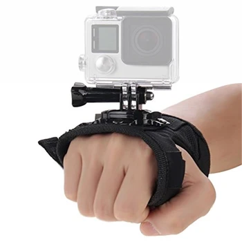 Gosear de 360 de Grade de Rotație Încheietura mâinii Mână de Montare Banda Curea Curea Trepied pentru GoPro Go Pro Hero 5 4 3 2 Xiaomi Yi 4K 4 k de Acțiune aparat de Fotografiat