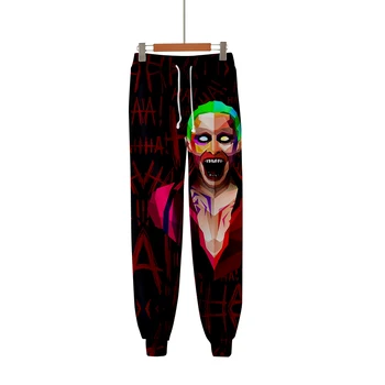 HAHA Joker 3D Imprimate pantaloni de Trening de Moda Harajuku Jogger Pants 2020 Nou Casual Pantaloni Cald Slim Streetwear Bărbați/Femei Pantaloni